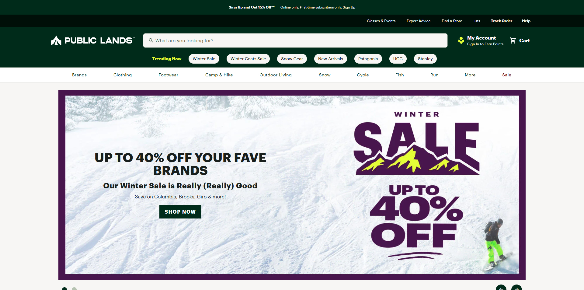 Public Lands discount code